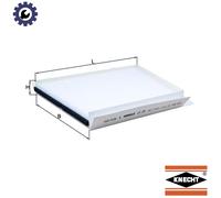 Knecht Filter Cabin Air Filter LA 156 - Pollen/Particulate - Fits Mercedes-Benz E-Class T-Model