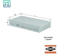 MAHLE LA 168/S Interior Cabin Air Filter - Pollen Filter - Car