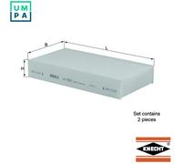 MAHLE LA 168/S Interior Cabin Air Filter - Pollen Filter - Car