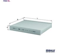 Pollen / Cabin Filter fits FORD FIESTA Mk5 1.25 02 to 08 Mahle 1204459 1585216