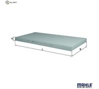 Mahle Pollen / Cabin Filter LA170 0000504024889 2995964 500039711 504024890 New