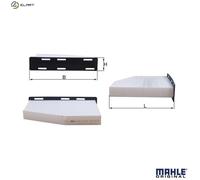 Mahle Original Pollen Filter LA 181 - Fits VW Golf, Audi, Seat - 1K0819422 1K0819644 1K0819644A