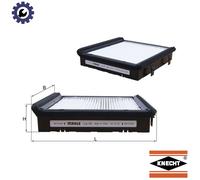 MAHLE LA 19 Pollen filter