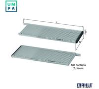 Cabin filter Particulate Filter LA 195/S MAHLE for HYUNDAI ACCENT II GETZ