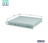 Pollen / Cabin Filter LA220 Mahle 1253200 1315686 3M5J18D543BA 1452344 76419220