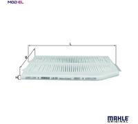 FILTER CABIN AIR LA 23 FOR RENAULT Z7X765/760 3.0L 6cyl LAGUNA I