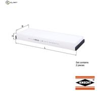 239/S Cabin Air Filter Fits Audi R8 Spyder A3 Sportback A6 C6 Avant C7 MAHLE LA