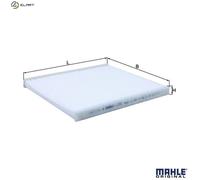 MAHLE LA 241 Interior Cabin Air Filter - Pollen Filter - Car