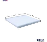 MAHLE LA 241 Interior Cabin Air Filter - Pollen Filter - Car
