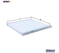 MAHLE LA 241 Interior Cabin Air Filter - Pollen Filter - Car