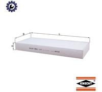 FILTER CABIN AIR LA 279 FOR ERF MAN D 0836 LF 03 6.9L 6cyl ECL 4cyl L2000 6.9L