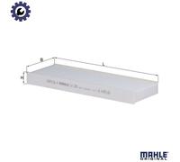 Pollen / Cabin Filter fits NISSAN PICKUP D22 D22 2.5D 2002 on YD25DDTi Mahle New
