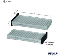 Cabin filter Particulate Filter LA 296/S KNECHT for MITSUBISHI CARISMA COLT Mk V