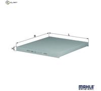 MAHLE/KNECHT Pollen Filter for FIAT 1000 1300 Doblo 1.3d 1.6d Multijet Punto