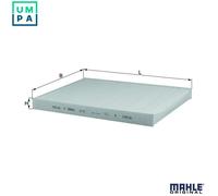 Mahle LA 31 Filter, interior air