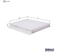 FILTER CABIN AIR LA 344 FOR HONDA CIVIC/VIII/Hatchback R18A2 1.8L L13Z1 1.3L