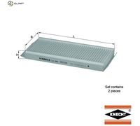 FILTER CABIN AIR LA 349/S FOR HYUNDAI J3 2.9L D4BH 2.5L 4cyl TERRACANG6CU 3.5L