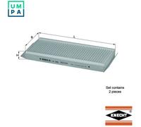 MAHLE ORIGINAL LA 349/S Pollen filter
