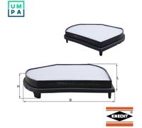 AIR CABIN INTERIOR POLLEN FILTER FOR MERCEDES BENZ CHRYSLER C CLASS W202 OM 601