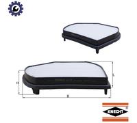 AIR CABIN INTERIOR POLLEN FILTER FOR MERCEDES BENZ CHRYSLER C CLASS W202 OM 601