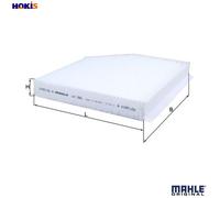 FILTER CABIN AIR LA 386 FOR DAEWOO AUDI A4/S4/Allroad A5/S5/Convertible Q5/SUV