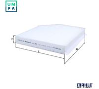 Mahle Cabin Filter LA386 Pollen OEM Specifications & Quality