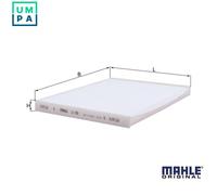 Cabin filter Particulate Filter LA 396 KNECHT for NISSAN NAVARA NP300 X-TRAIL II