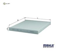 Pollen / Cabin Filter fits FIAT DUCATO 250 2.3D 2006 on Mahle 6001073266 Quality