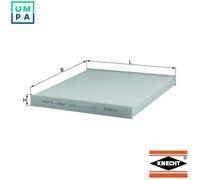 Pollen / Cabin Filter fits FIAT DUCATO 250 2.3D 2006 on Mahle 6001073266 Quality