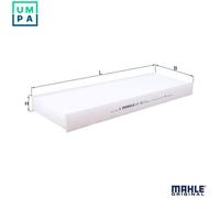 MAHLE ORIGINAL LA 42/1 Pollen filter