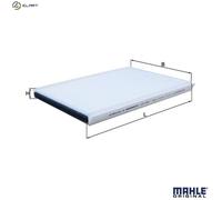 Cabin filter Particulate Filter LA 441 KNECHT for KIA HYUNDAI
