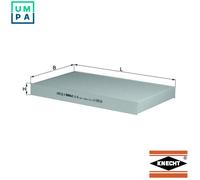 FILTER CABIN AIR LA 46 FOR AUDI 100 A6/S6 500 AAD/ACE/ABK/AAE 2.0L AJP 1.8L 4cyl