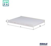 Pollen / Cabin Filter fits FORD KA 1.2 2016 on Mahle 1541456 1594615 2092404 New