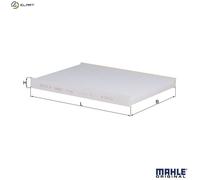 Cabin Filter LA463 Mahle 1541456 1594615 2092404 8V5118D543AA 8V5119N619AA
