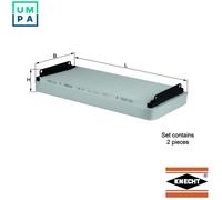 FILTER CABIN AIR LA 47/S FOR MAYBACH MERCEDES-BENZ LASS E-CLASS/Break 6.0L