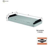Mahle Service Kit with Air, Oil & Cabin Filters fits Mercedes-Benz S-Class