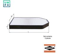 MAHLE ORIGINAL LA 51/S Pollen filter