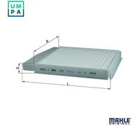 MAHLE LA 54 Pollen filter