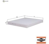 Cabin filter Particulate Filter LA 586 KNECHT for SUZUKI NISSAN