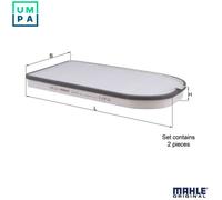 MAHLE LA 613/S Pollen filter