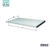 MAHLE LA 62 Pollen filter