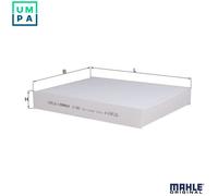 Pollen / Cabin Filter fits NISSAN NV300 X82 1.6D 2.0D 2016 on Mahle 2727900Q0B