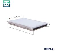 MAHLE ORIGINAL LA 71 Pollen filter