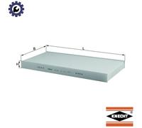 Genuine MAHLE Replacement Interior Air Cabin Pollen Filter LA 78 LA78