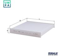 MAHLE LA 859 Interior Cabin Air Filter - Pollen Filter - Car