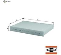 MAHLE LA 87 Interior Cabin Air Filter - Pollen Filter - Car