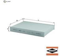 MAHLE LA 87 Interior Cabin Air Filter - Pollen Filter - Car