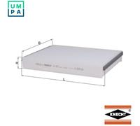 MAHLE LA 875 Interior Cabin Air Filter - Pollen Filter - Car