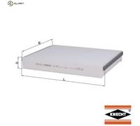 FILTER CABIN AIR LA 875 FOR FORD TRANSIT/CONNECT/V408/Box/Body/MPV FOCUS/III