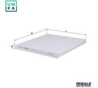 Mahle Original Cabin Pollen Filter LA876 (2TF79AQ000) - fits Hyundai Santa Fe Mk3 2.4 2012 - New